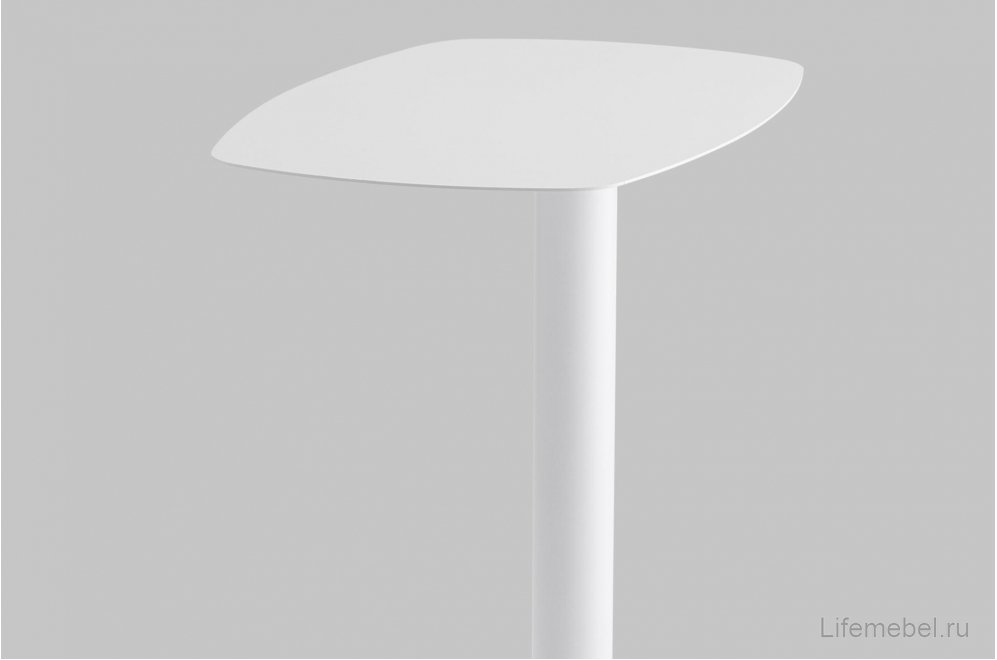 Приставной столик Lanor S металл белый