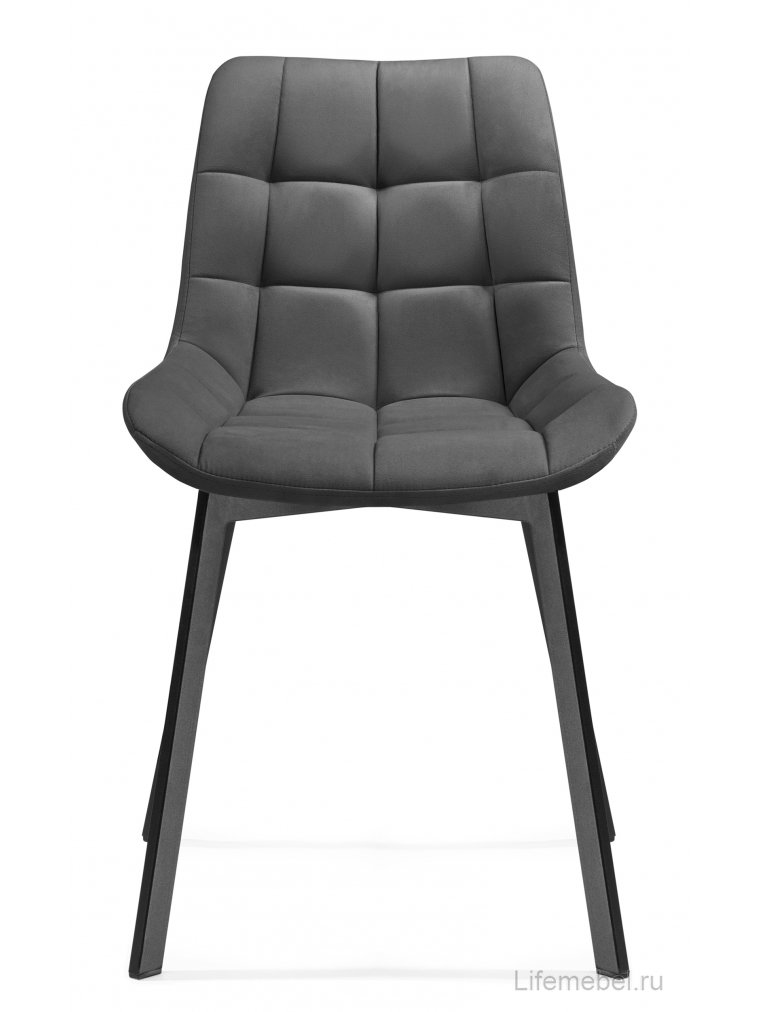 Комплект стульев Форт 4 шт темно-серый / черный