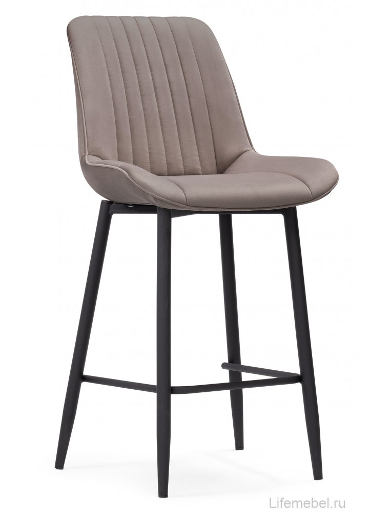 Комплект стульев полубарных Онда 2 шт латте / черный