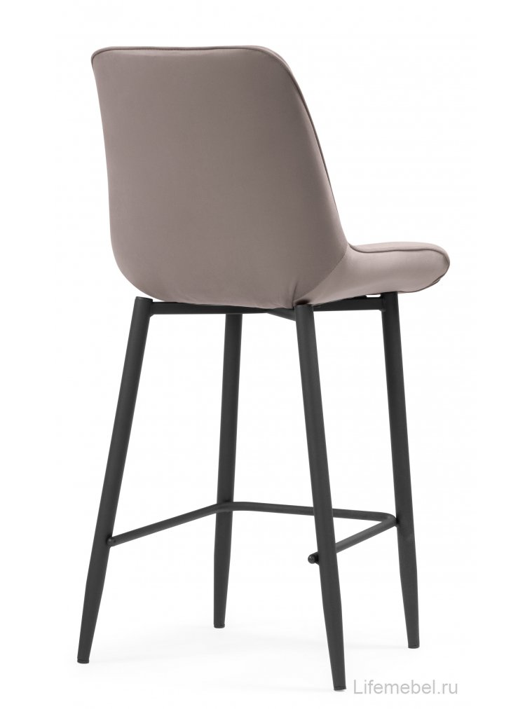 Комплект стульев полубарных Онда 2 шт латте / черный