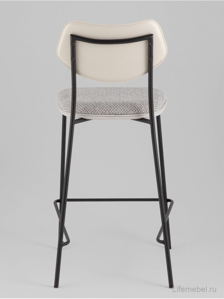 Полубарный стул Элси серый