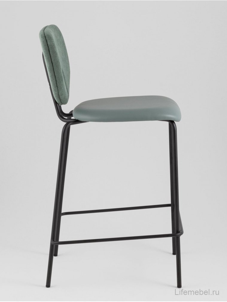 Полубарный стул Саймон зеленый