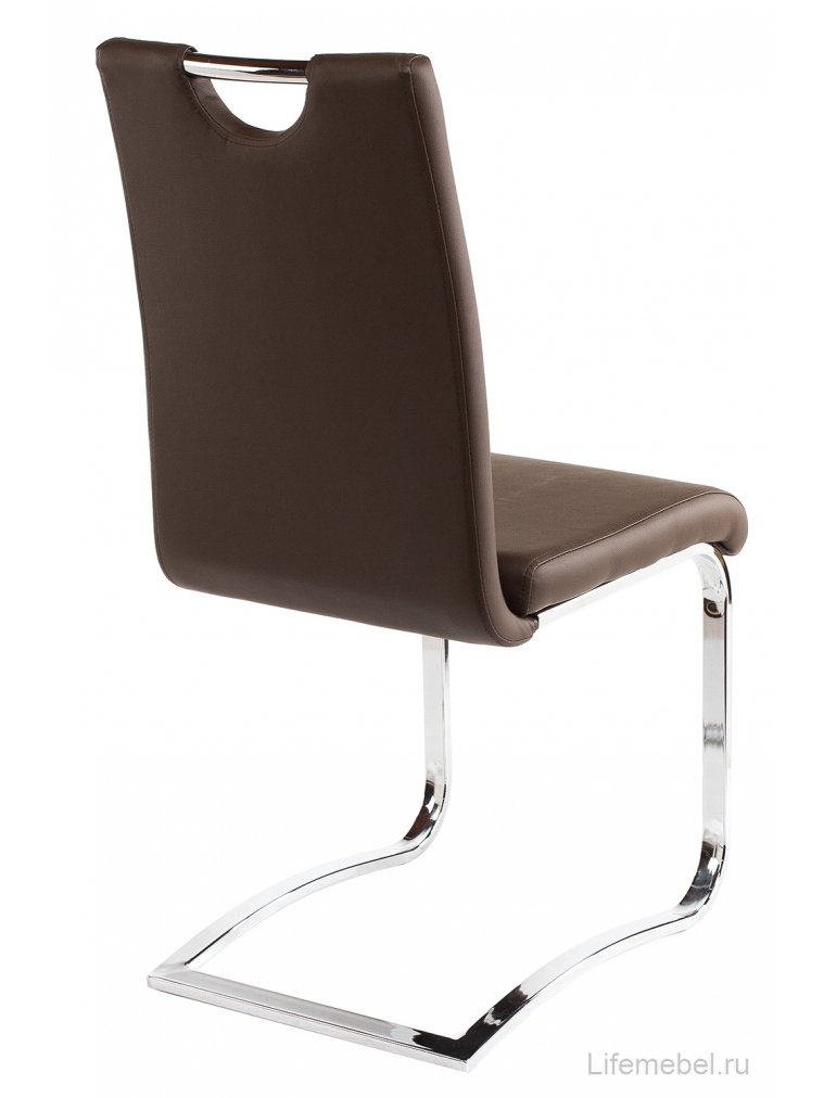 Стул Avola Brown/DC-1050 brown(640)/chrome стул (бр) 1522БР5645 - Отстутсвует спинка.