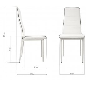 Стул на металлокаркасе DC2-001