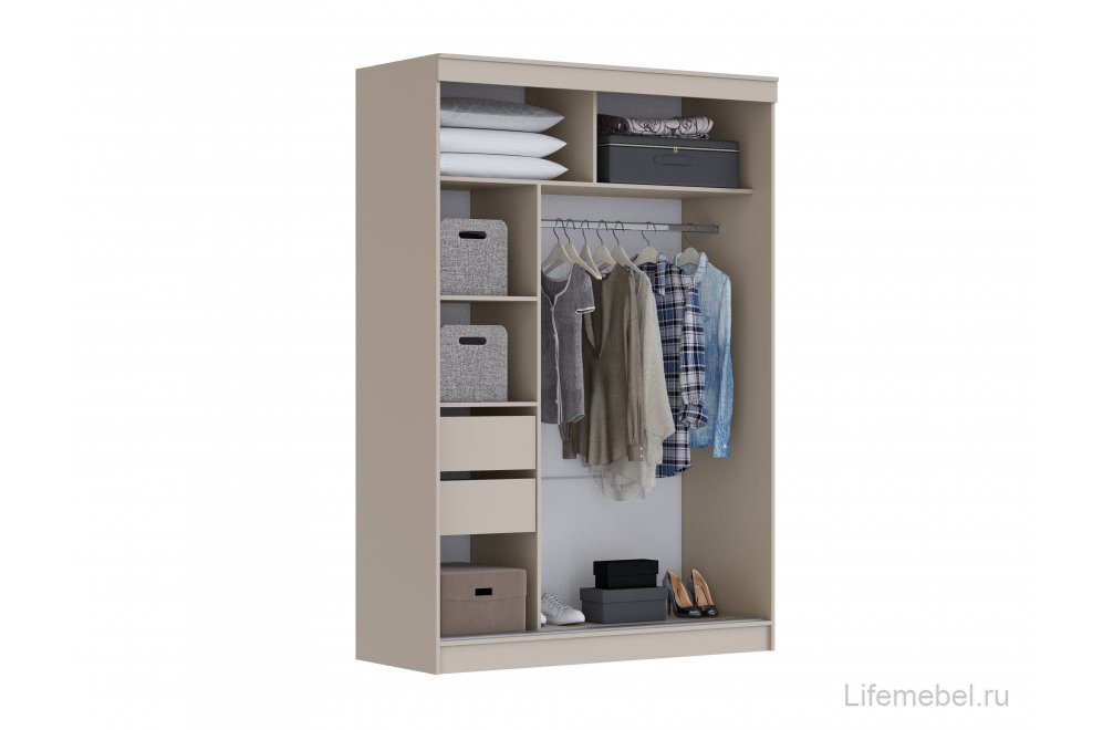 Шкаф-купе Орион 150 кашемир