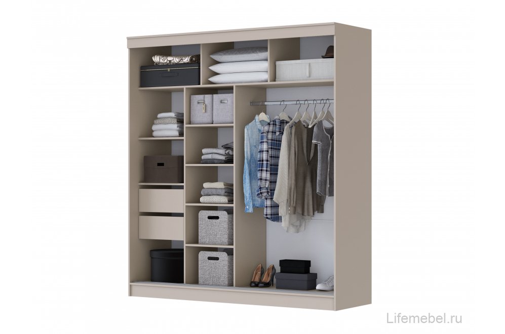 Шкаф-купе Орион 200 кашемир