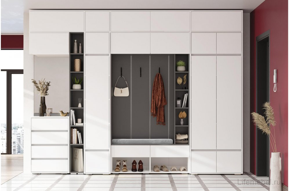 Навесной шкаф Роут 1 белый