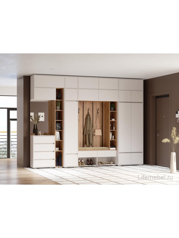 Навесной шкаф Роут малый кашемир