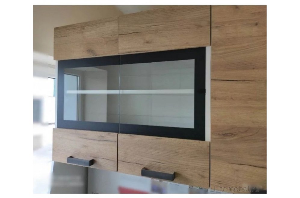 Шкаф навесной 2-дверный дуб крафт