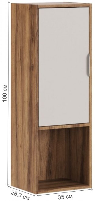 Шкаф навесной Анри мод.3 авелано / велюр