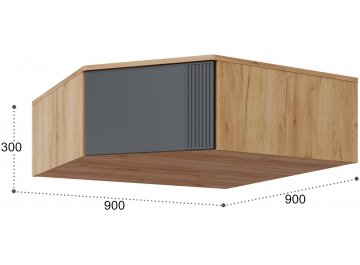 Шкаф навесной Эмилия