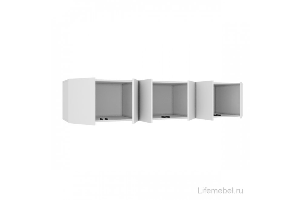 Шкаф навесной Фиеста 200 белый ЛДСП