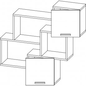 Шкаф навесной Флэш