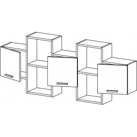 Шкаф навесной Флэш