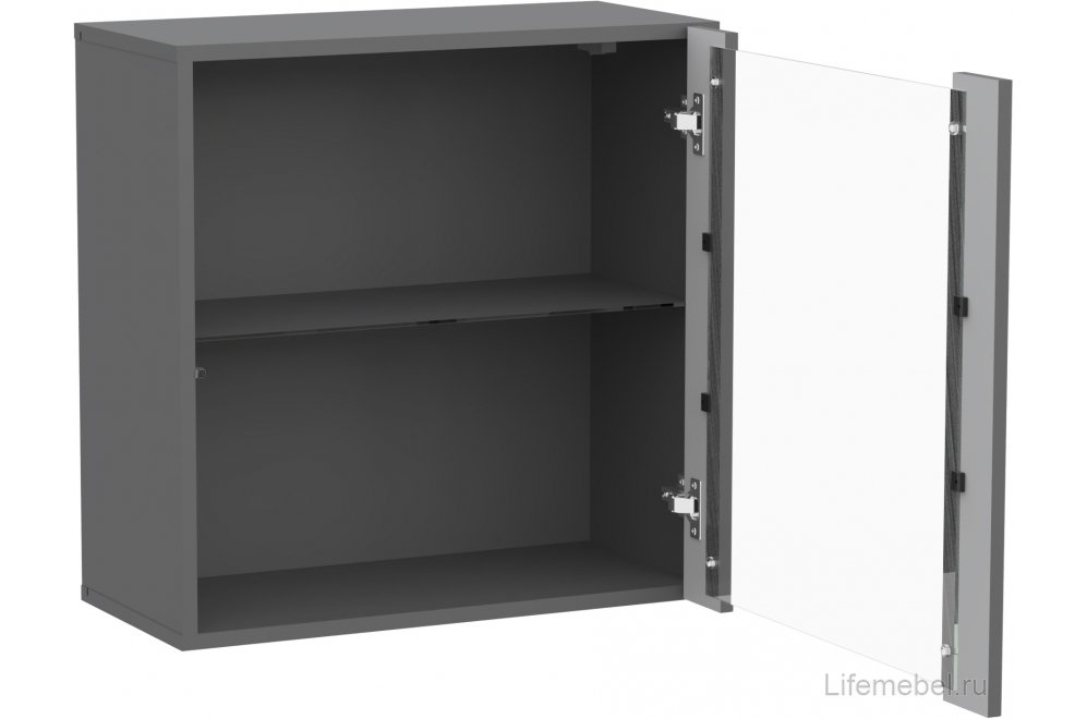 Шкаф навесной Лоук ТИП-61 серый графит