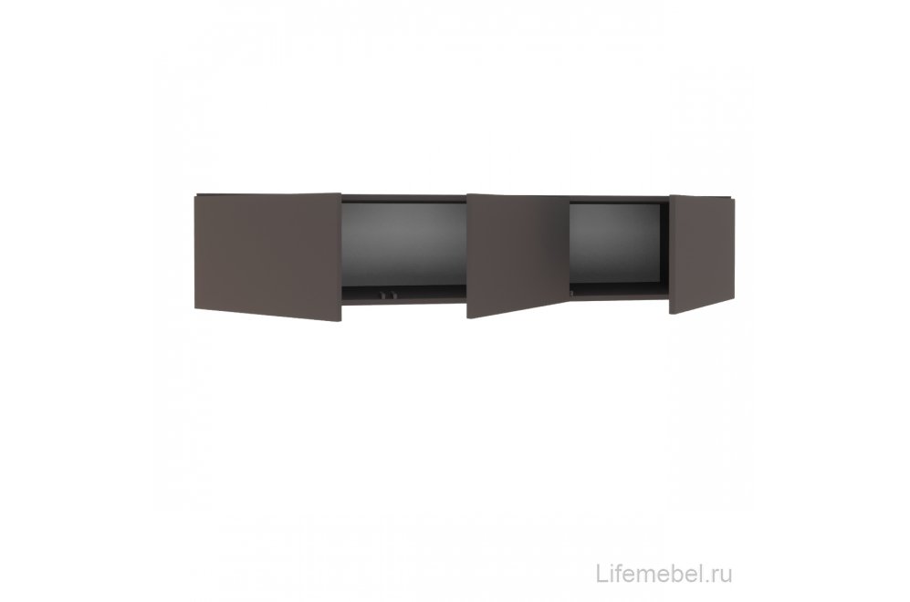 Шкаф навесной Мика 150 графит ЛДСП