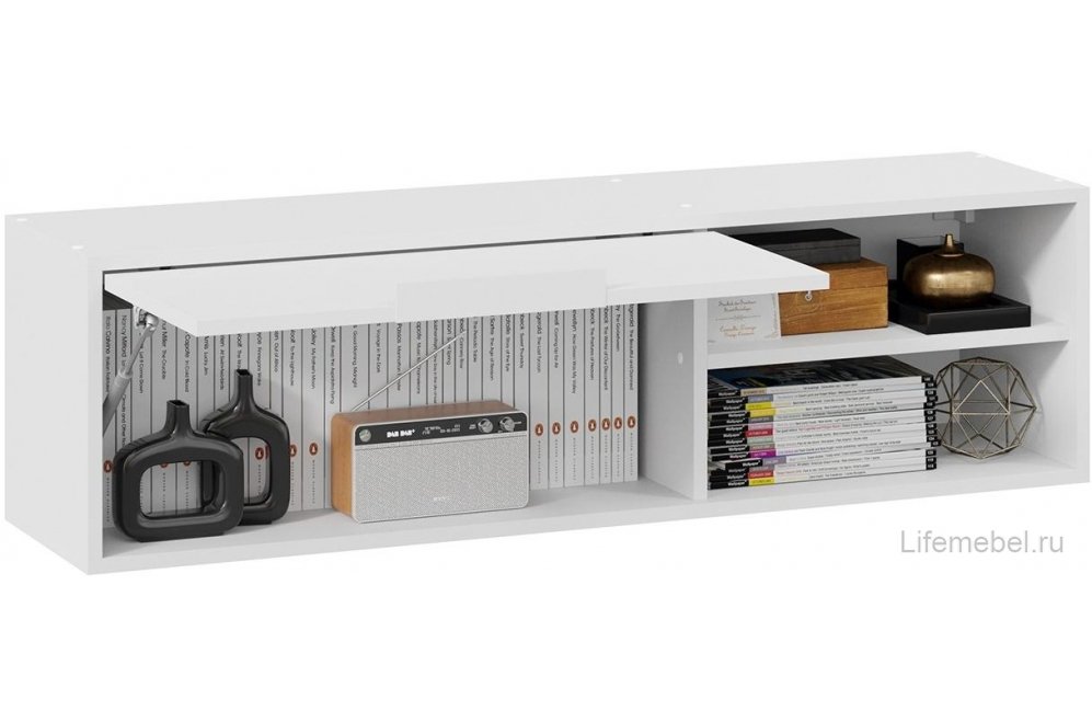 Шкаф навесной Марли белый