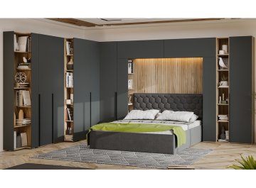 Шкаф навесной Порто СМ-393.21.022-23