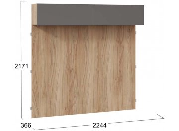 Шкаф навесной Порто СМ-393.21.023-24