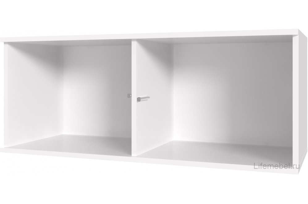 Шкаф навесной Шторм 100 белый