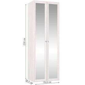 Шкаф для одежды Карина 54 с зеркальным фасадом