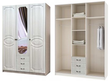 Шкаф трехдверный Кэт-6