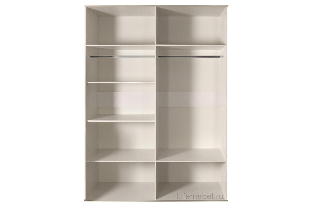 Шкаф Rimini 4s с зеркалами латте / золото