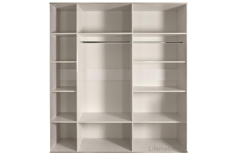 Шкаф Rimini Solo 226 белый / серебро