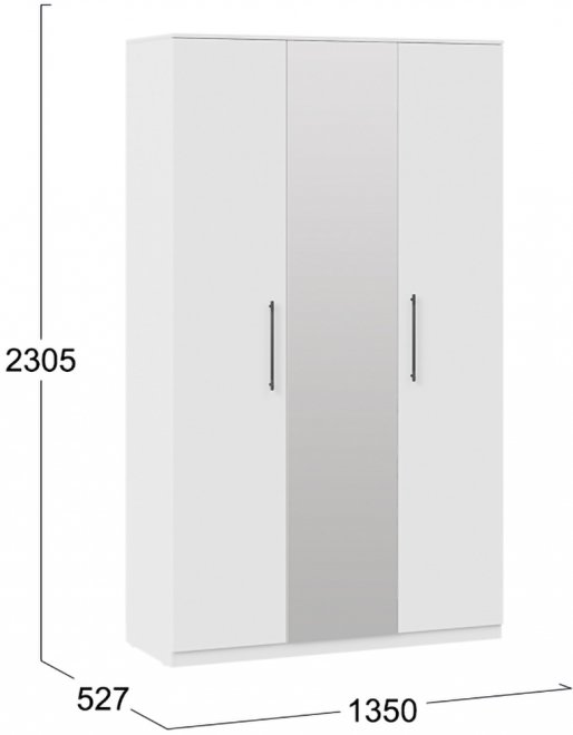 Шкаф Агата белый