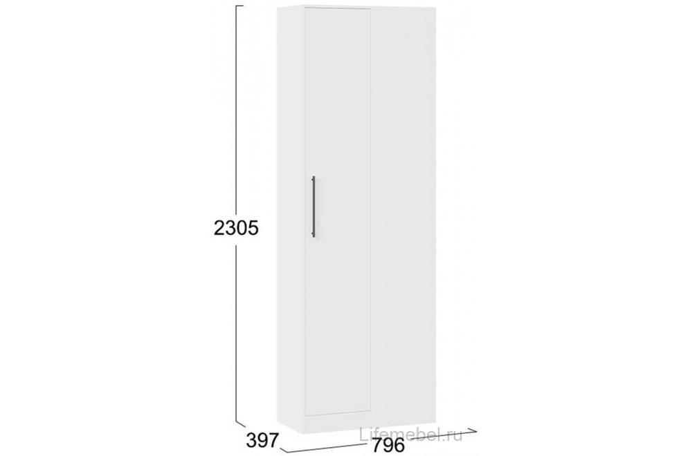 Шкаф Агата Исполнение 2 угловой белый