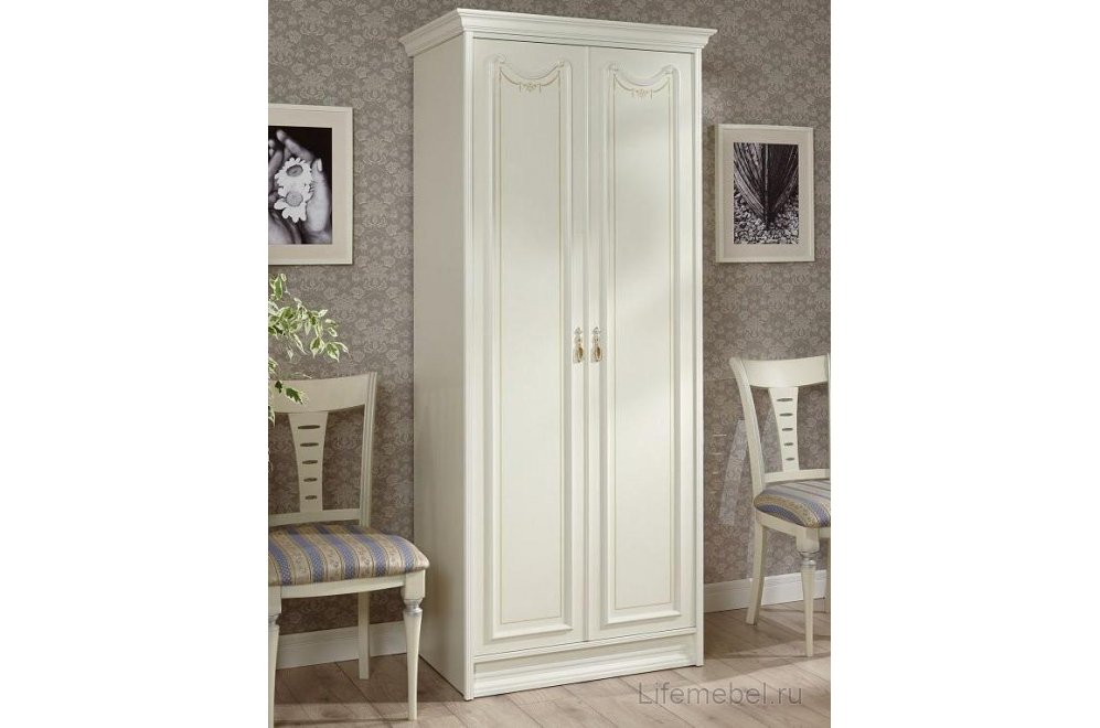 Шкаф Андалусия №45 2 дверный crema