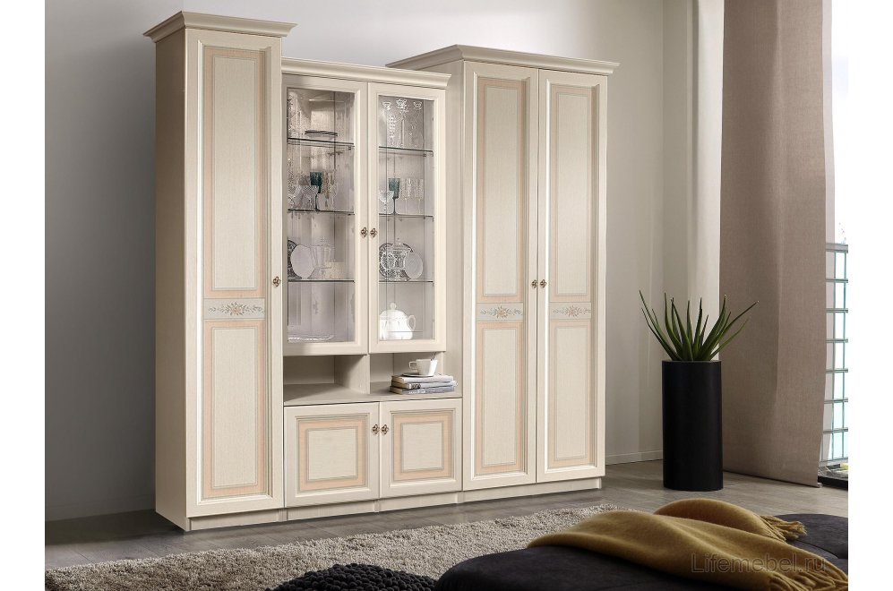 Шкаф Анна АНМ-1 левый штрих