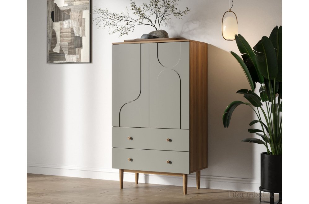 Шкаф Арка (Arka) AR14-f2 Темно-бежевый