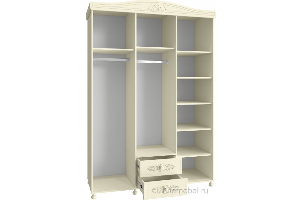 Шкаф Ассоль плюс АС-27 ваниль