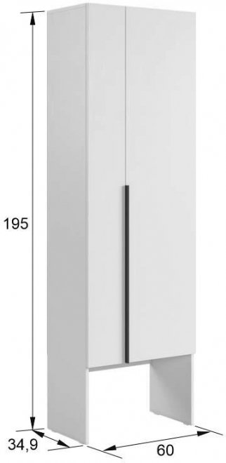 Шкаф Баско L600 кашемир
