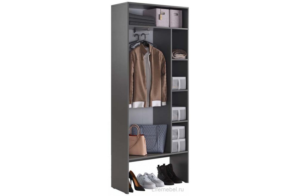 Шкаф Баско L800 графит