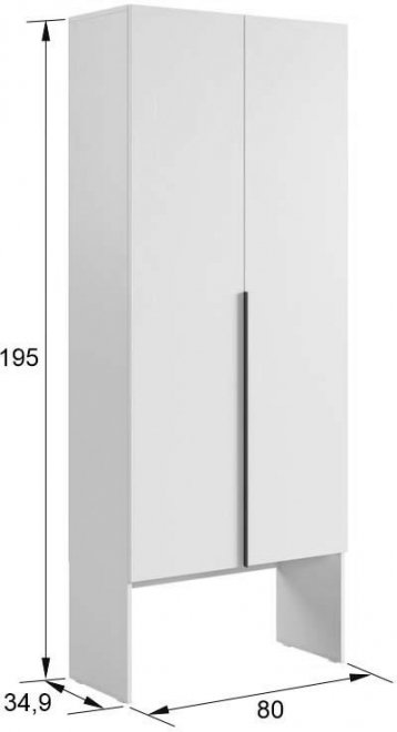 Шкаф Баско L800 кашемир