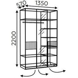 Шкаф Беатрис 8