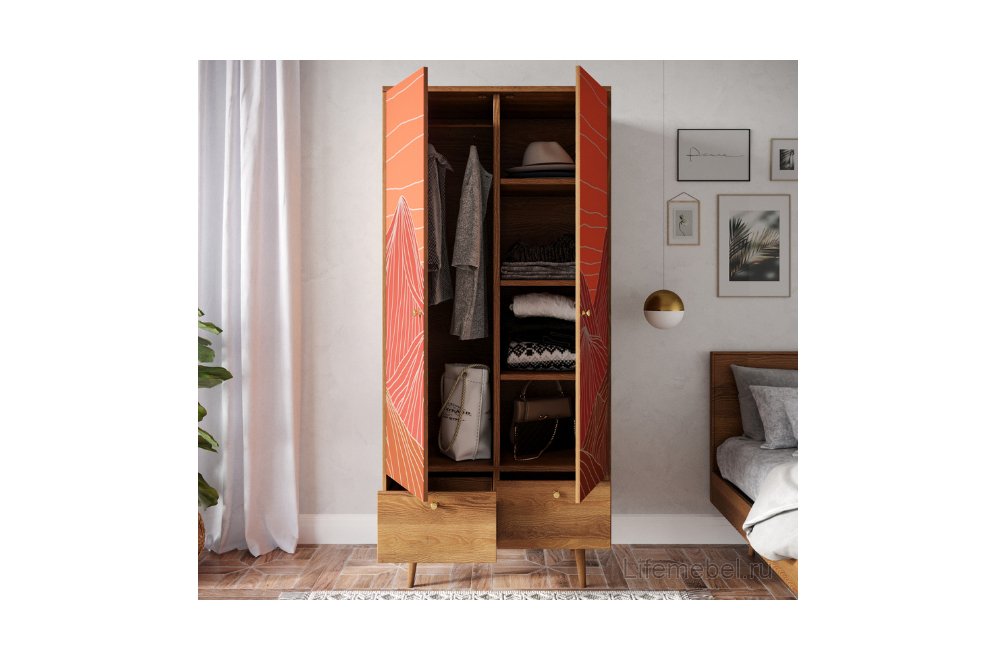 Шкаф Бербер (Berber) BB16/Print_49 разноцветный