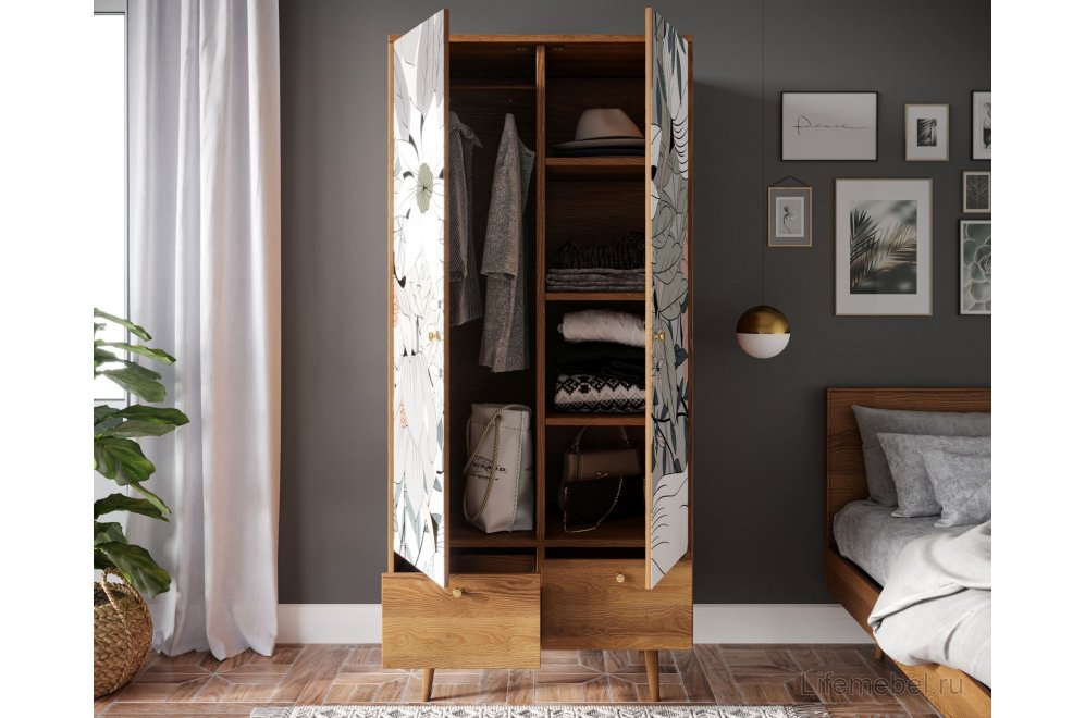 Шкаф Бербер (Berber) BB16/Print_50 разноцветный