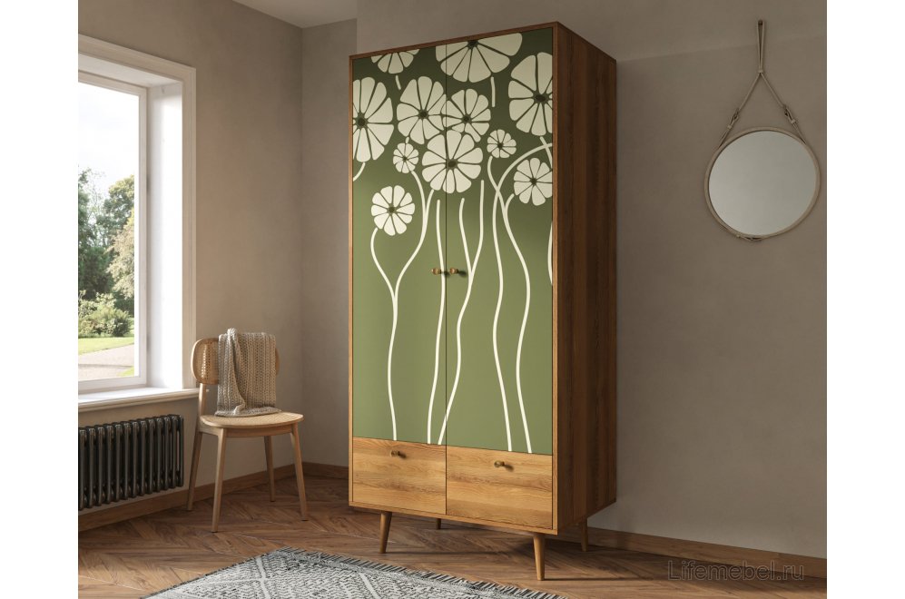 Шкаф Бербер (Berber) BB16/Print_53 разноцветный