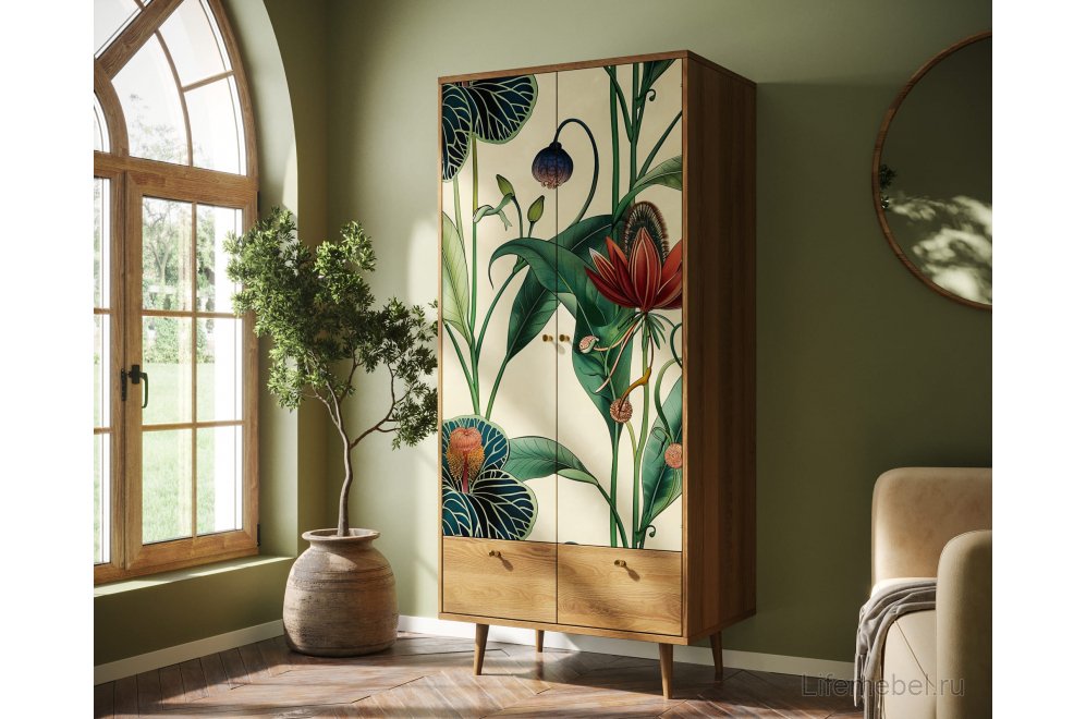 Шкаф Бербер (Berber) BB16/Print_55 разноцветный