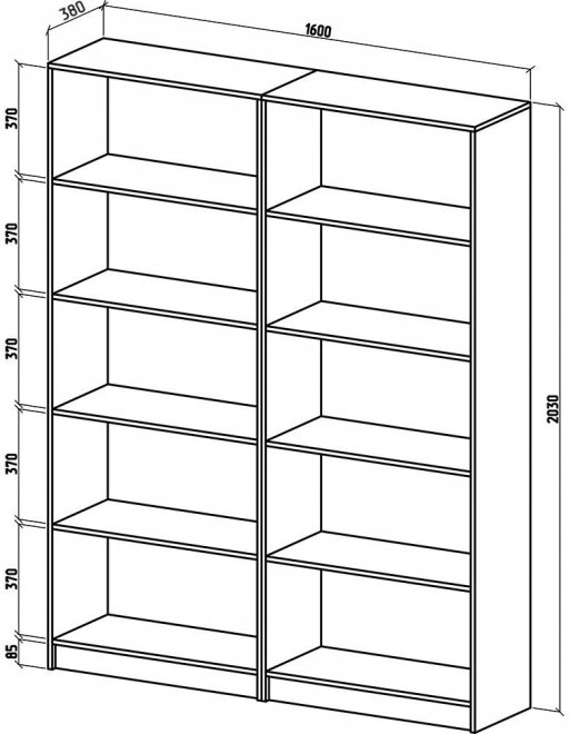 Шкаф Бостон-13 бельевой белый