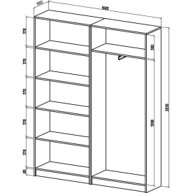 Шкаф Бостон-17