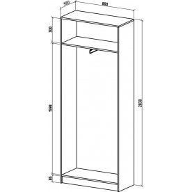 Шкаф Бостон-6