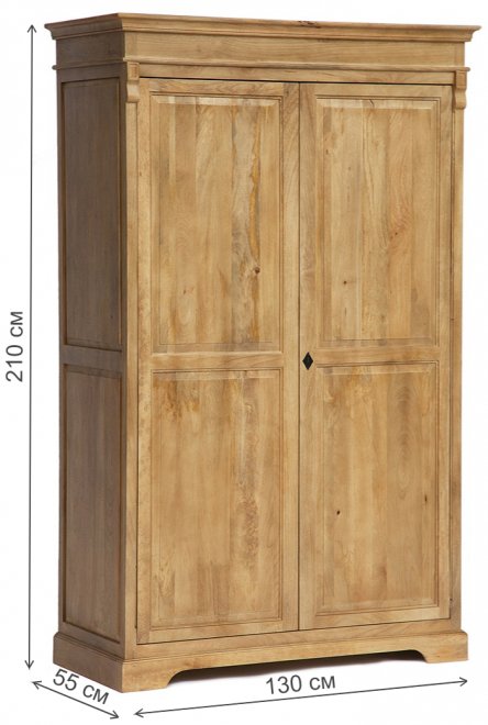 Шкаф двухдверный Secret De Maison Academy натуральный