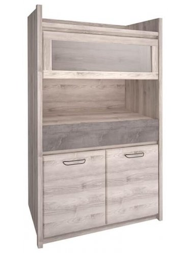 Шкаф Джаз 1V2D1S каштан найбори / оникс