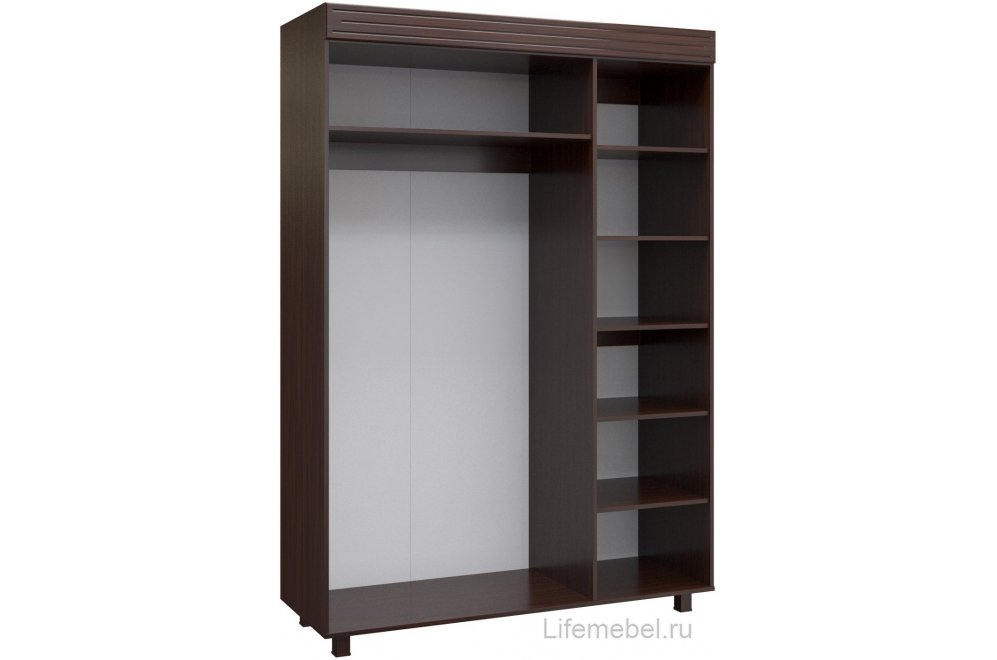 Шкаф Элизабет ЭМ-18 орех темный