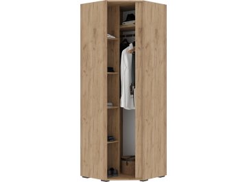Шкаф для одежды Элла ШК 04 серый графит 0162 / дуб крафт золото