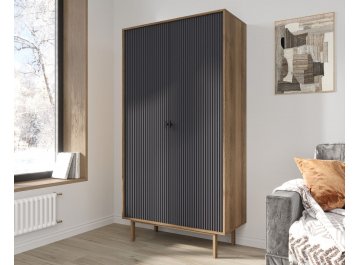 Шкаф распашной Эмерсон (Emerson) EM091/7024/L коричневый